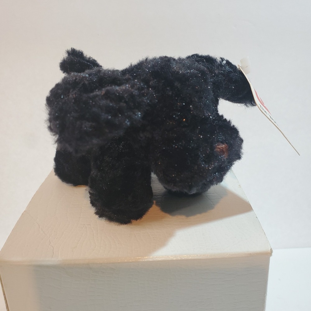 Vintage Gund My Name is Tuff Stuff 13022 Mini Plush Toy Dog 4" L Barks SEE VIDEO